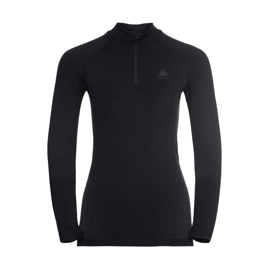 ODLO - SOTTOSTRATO TOP TURTLE COLLO MEZZA ZIP DONNA