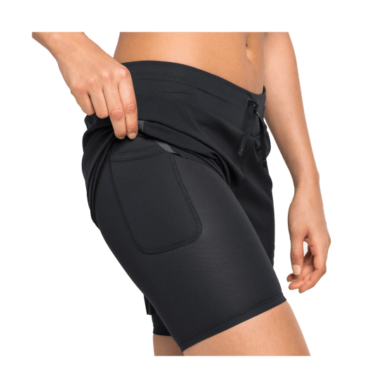ODLO - Pantaloncini 2 in 1 Axalp Trail 6 da donna