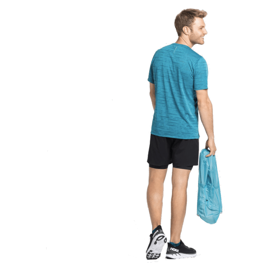 ODLO - PANTALONCINO 2 IN 1 ZEROWEIGHT 5 UOMO