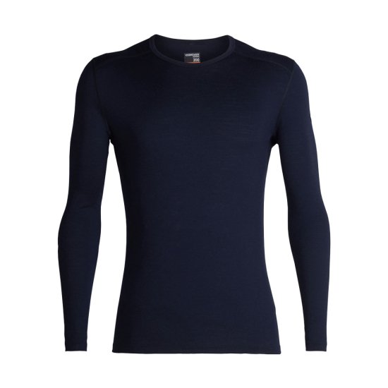 ICEBREAKER - SOTTOSTRATO MERINO 200 OASIS COLLO GIRO UOMO