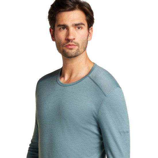 ICEBREAKER - SOTTOSTRATO MERINO 200 OASIS COLLO GIRO UOMO