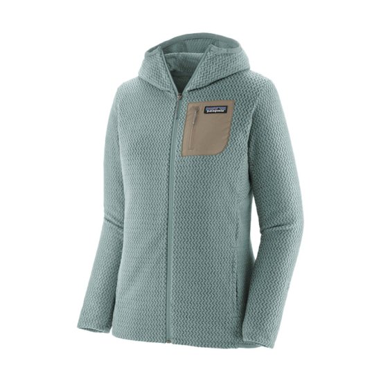 PATAGONIA - PILE R1 AIR FULL-ZIP CON CAPPUCCIO DONNA