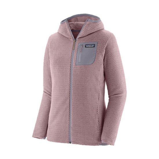 PATAGONIA - PILE R1 AIR FULL-ZIP CON CAPPUCCIO DONNA