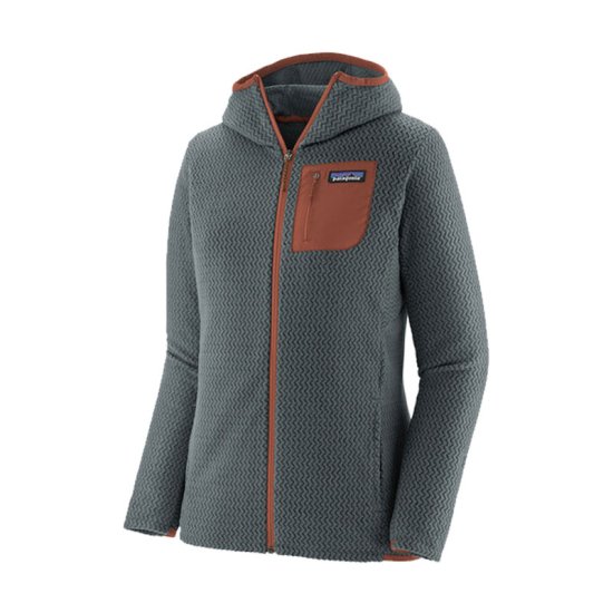 PATAGONIA - PILE R1 AIR FULL-ZIP CON CAPPUCCIO DONNA