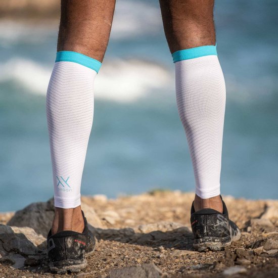 COMPRESSPORT - MANICOTTI R2 OXYGEN BIANCHI