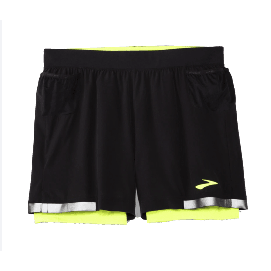 BROOKS - PANTALONCINO CARBONITE 2-IN-1 UOMO