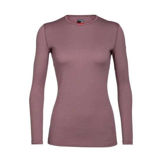 ICEBREAKER - MAGLIA INTIMA 260 TECH GIROCOLLO DONNA