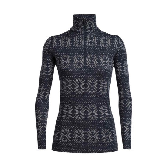 ICEBREAKER - STRATO BASE VERTEX DEMI-ZIP 150 DONNA