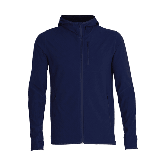 ICEBREAKER - GIACCA CON CAPPUCCIO ZIP DESCENDER UOMO