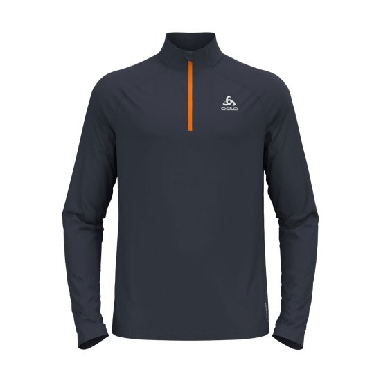 ODLO - MAGLIA TERMICA 1/2 ZIP ESSENTIAL CERAMIWARM UOMO