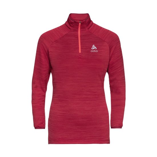 ODLO - MAGLIA MEZZA-ZIP RUN EASY WARM DONNA