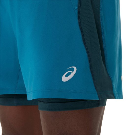 ASICS - PANTALONCINO ROAD 2IN1 5IN UOMO
