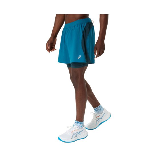 ASICS - PANTALONCINO ROAD 2IN1 5IN UOMO