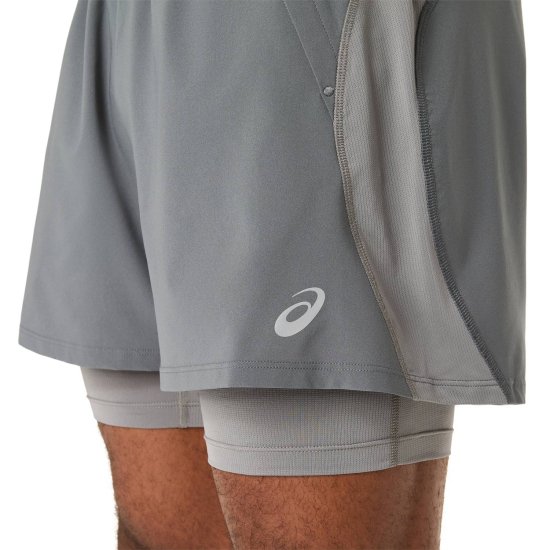 ASICS - PANTALONCINO ROAD 2IN1 5IN UOMO