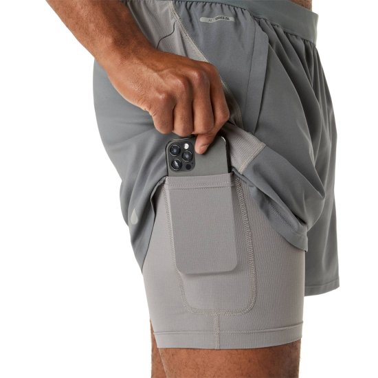ASICS - PANTALONCINO ROAD 2IN1 5IN UOMO