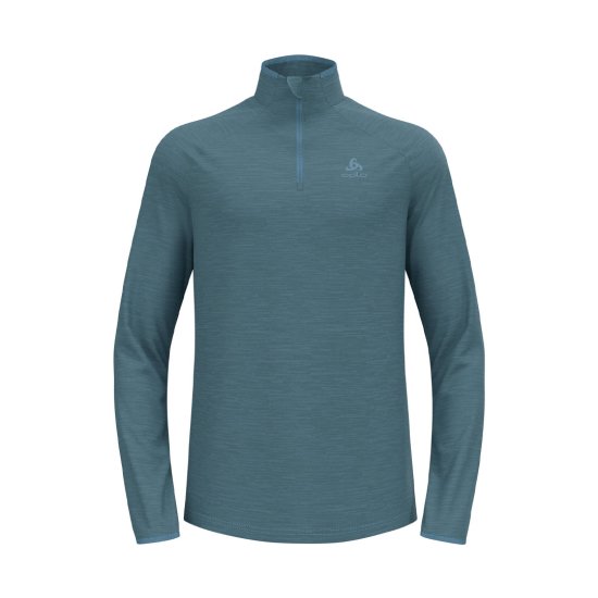 ODLO - STRATO BASE 1/2 ZIP RUN EASY WARM UOMO