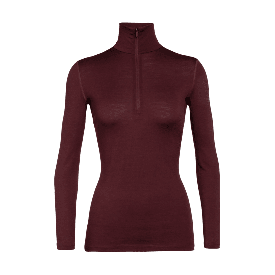 ICEBREAKER - STRATO BASE MERINO 200 OASIS MEZZA-ZIP DONNA
