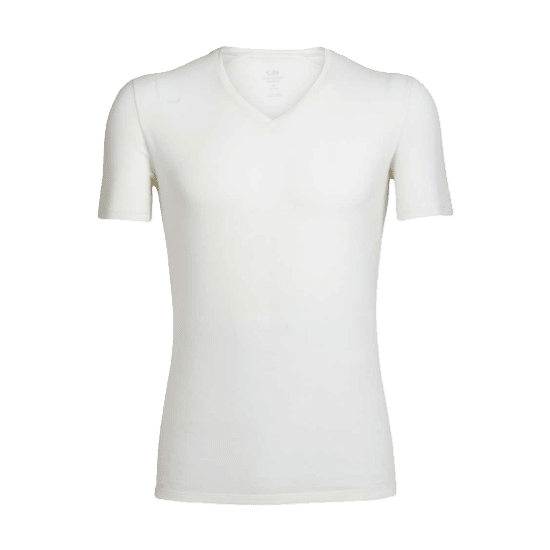 ICEBREAKER - T-SHIRT MANICHE CORTE ANATOMICA SCOLLO A V UOMO
