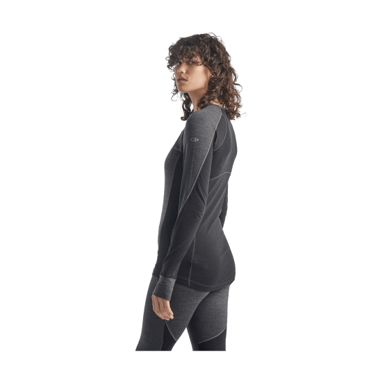 ICEBREAKER - INTIMO 200 ZONE GIROCOLLO DONNA