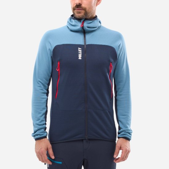 MILLET - PILE FUSION GRID CON CAPPUCCIO UOMO
