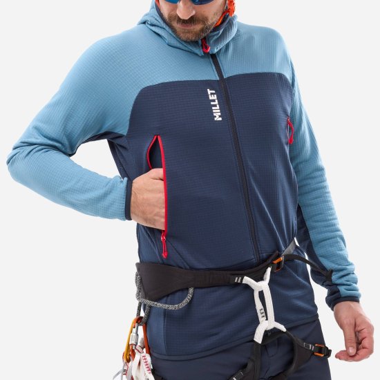 MILLET - PILE FUSION GRID CON CAPPUCCIO UOMO