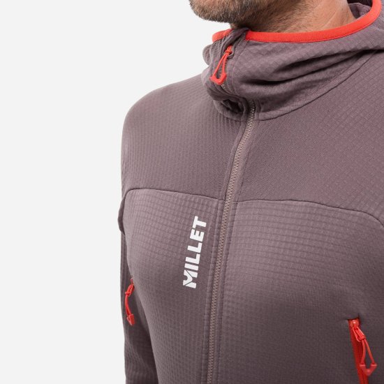 MILLET - PILE FUSION GRID CON CAPPUCCIO UOMO