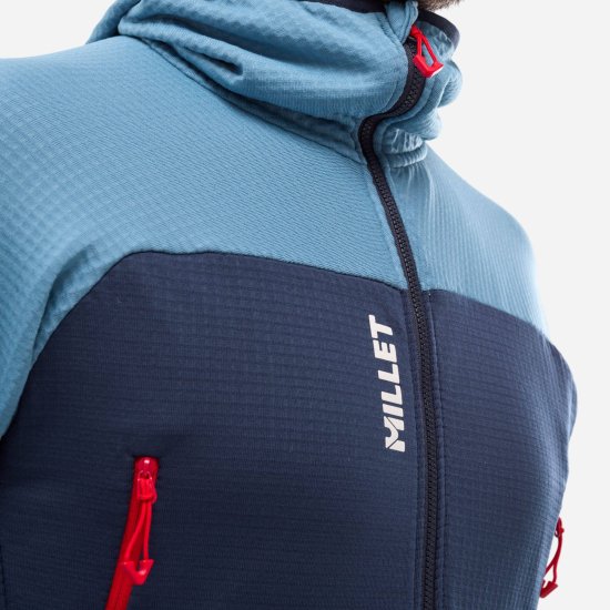 MILLET - PILE FUSION GRID CON CAPPUCCIO UOMO