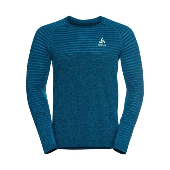 ODLO - T-SHIRT MANICHE LUNGHE ESSENTIAL SEAMLESS UOMO