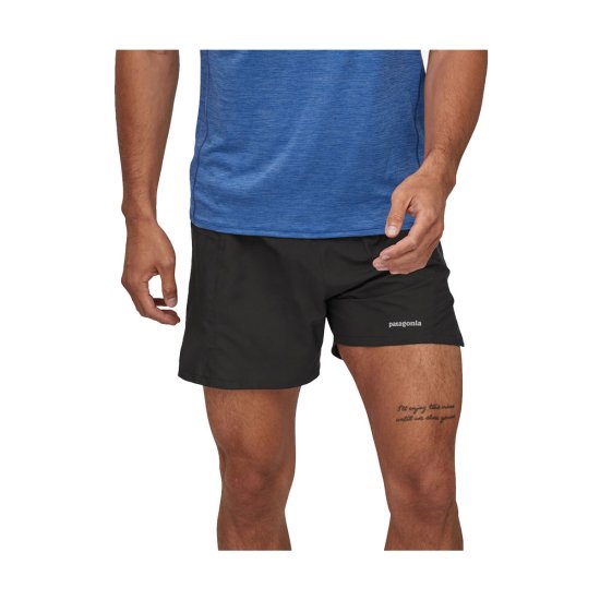 PATAGONIA - Pantaloncino Strider Pro 5 nero uomo