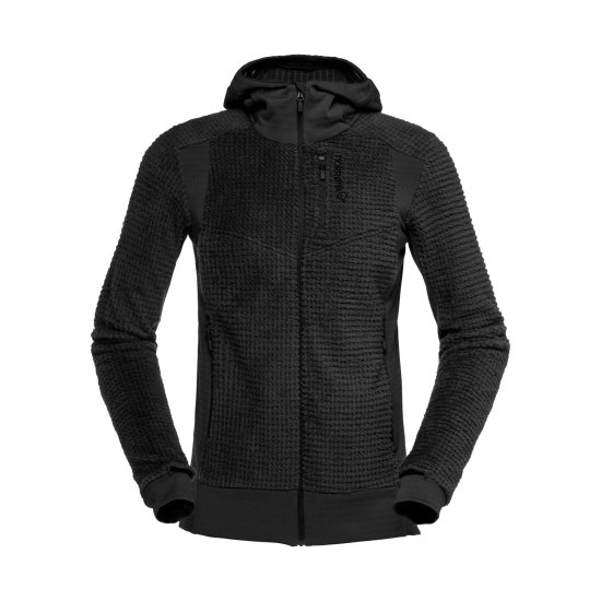 NORRONA - PILE FALKETIND ALPHA 120 ZIP con cappuccio DONNA