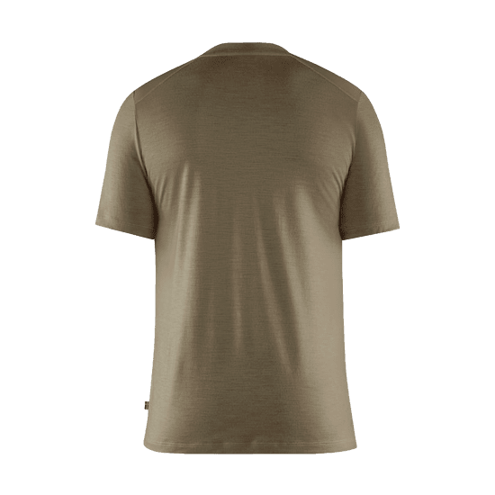 FJALLRAVEN - T-SHIRT MANICHE CORTE ABISKO WOOL UOMO