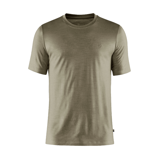 FJALLRAVEN - T-SHIRT MANICHE CORTE ABISKO WOOL UOMO