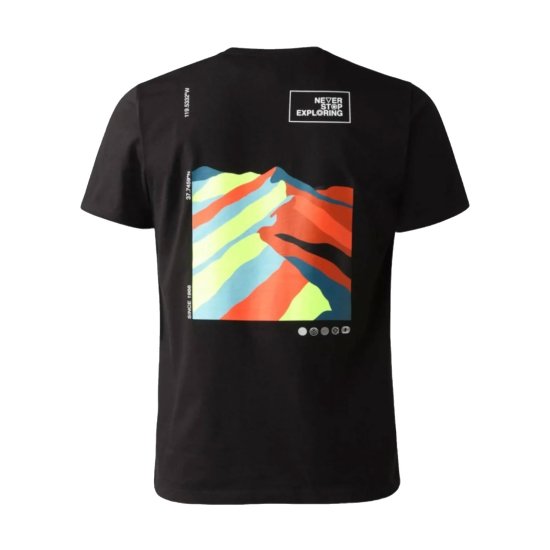 THE NORTH FACE - T-SHIRT MANICHE CORTE FOUNDATION GRAPHIC UOMO BIANCO