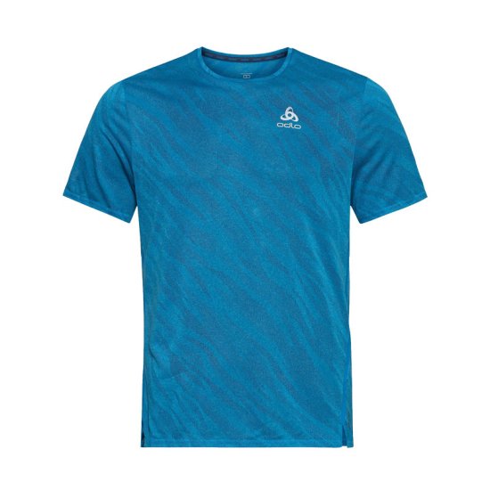 ODLO - T-SHIRT MANICHE CORTE SCOLLO TONDO ZEROWEIGHT UOMO