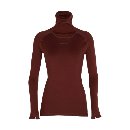 ICEBREAKER - INTIMO TERMICO MERINO COLLO ALTO DONNA