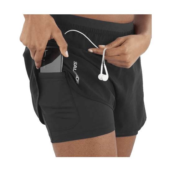 SALOMON - PANTALONCINO CROSS 2 IN 1 DONNA