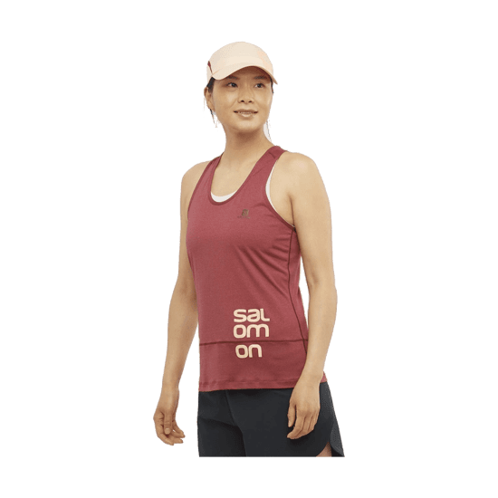 SALOMON - CANOTTA CROSS RUN GRAPHIC DONNA
