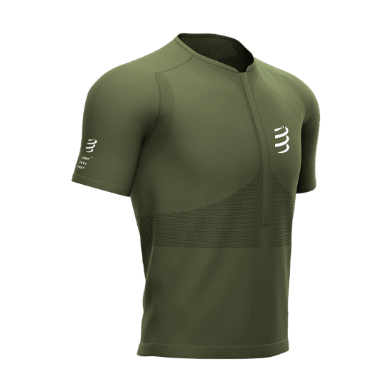 COMPRESSPORT - T-SHIRT TRAIL MEZZA ZIP UOMO