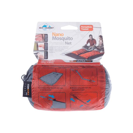 SEA TO SUMMIT - MOUSTIQUAIRE NANO PYRAMIDE DOUBLE