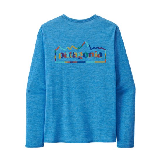 PATAGONIA - T-SHIRT A MANICHE LUNGHE CAP COOL DAILY GRAPHIC MONTAGNA UOMO