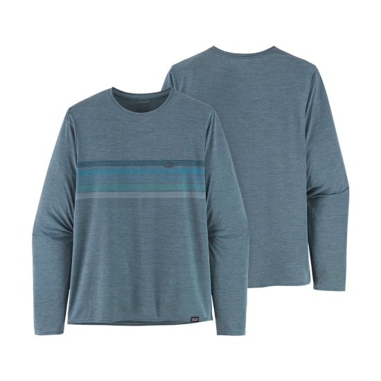 PATAGONIA - T-SHIRT A MANICHE LUNGHE CAP COOL DAILY GRAPHIC MONTAGNA UOMO