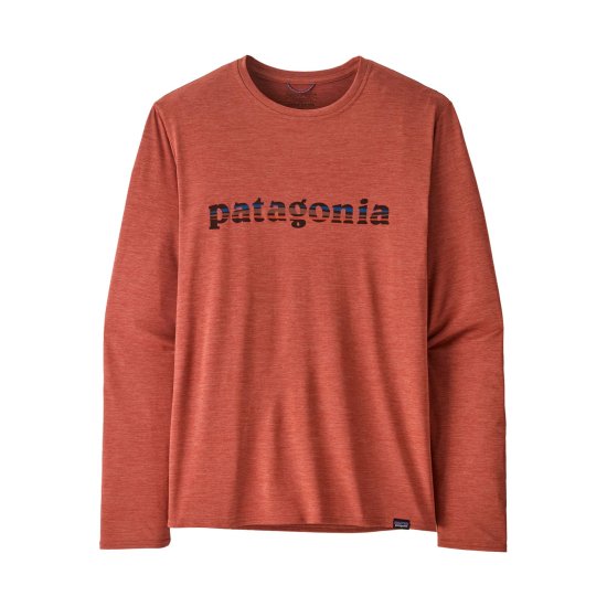 PATAGONIA - T-SHIRT A MANICHE LUNGHE CAP COOL DAILY GRAPHIC MONTAGNA UOMO