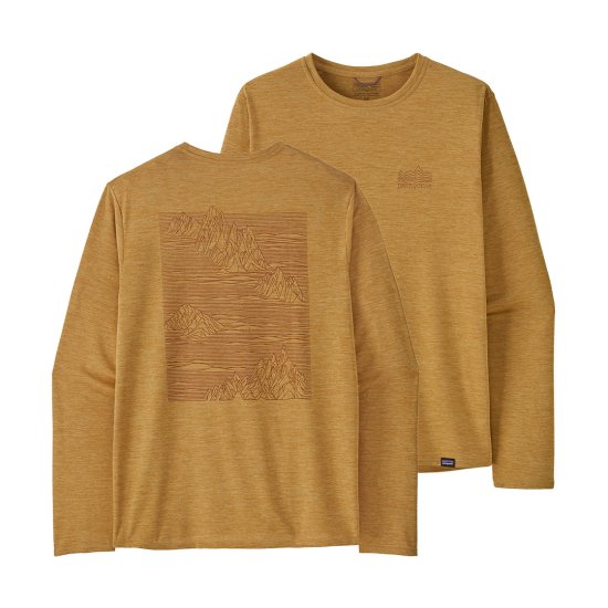 PATAGONIA - T-SHIRT A MANICHE LUNGHE CAP COOL DAILY GRAPHIC MONTAGNA UOMO