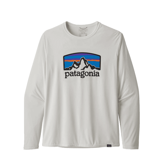 PATAGONIA - T-SHIRT A MANICHE LUNGHE CAP COOL DAILY GRAPHIC MONTAGNA UOMO