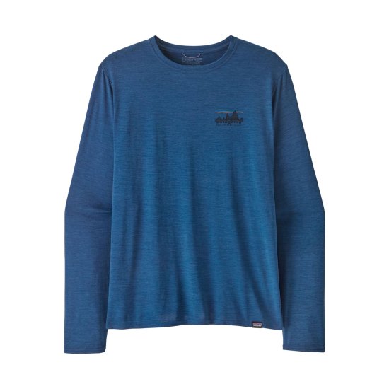 PATAGONIA - T-SHIRT A MANICHE LUNGHE CAP COOL DAILY GRAPHIC MONTAGNA UOMO