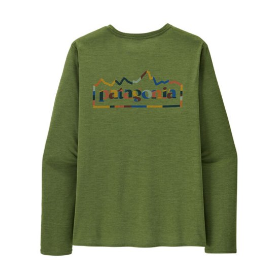 PATAGONIA - T-SHIRT A MANICHE LUNGHE CAP COOL DAILY GRAPHIC MONTAGNA UOMO