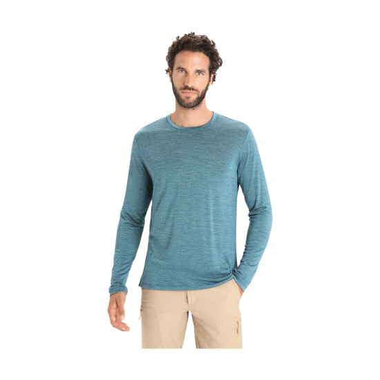 ICEBREAKER - T-SHIRT MERINO SPHERE II UOMO MANICHE LUNGHE