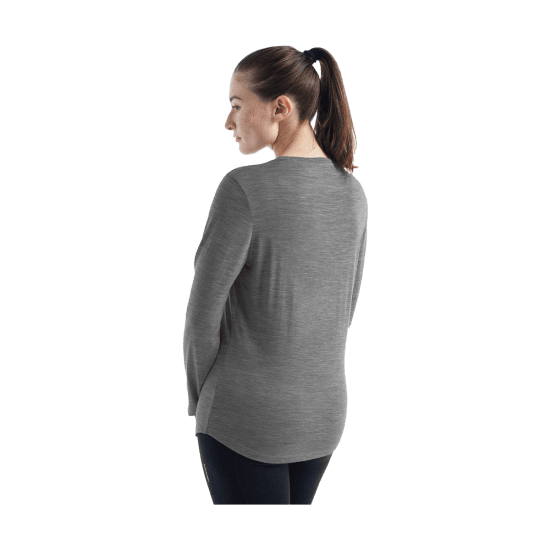 ICEBREAKER - T-SHIRT MERINO MANICHE LUNGHE SPHERE II DONNA