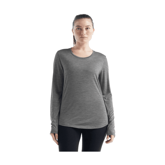 ICEBREAKER - T-SHIRT MERINO MANICHE LUNGHE SPHERE II DONNA