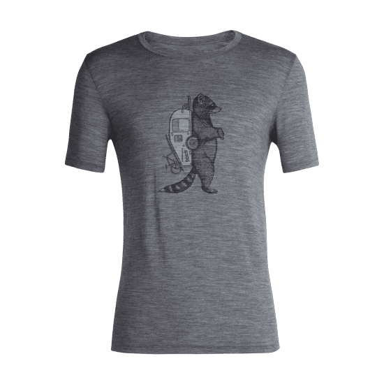 ICEBREAKER - T-SHIRT MERINO TECH LITE II LAVABILE WANDERING UOMO